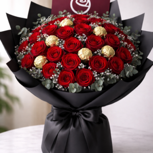 Buchón Ferrero 40 Rosas + 5 Ferrero