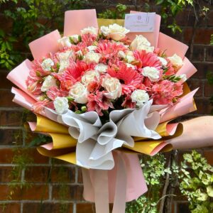 Ramo de gerberas y rosas