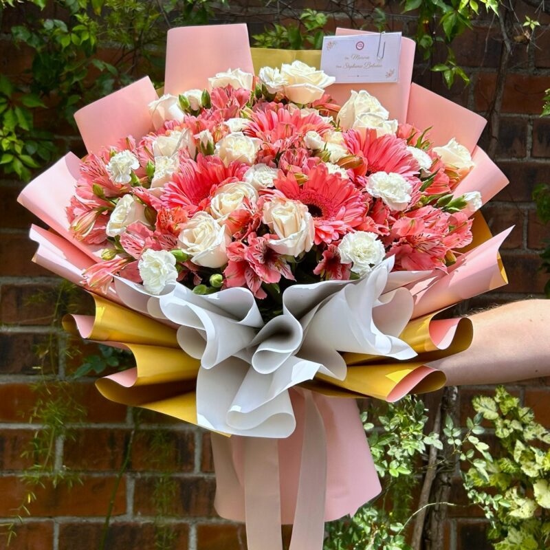 Ramo de gerberas y rosas