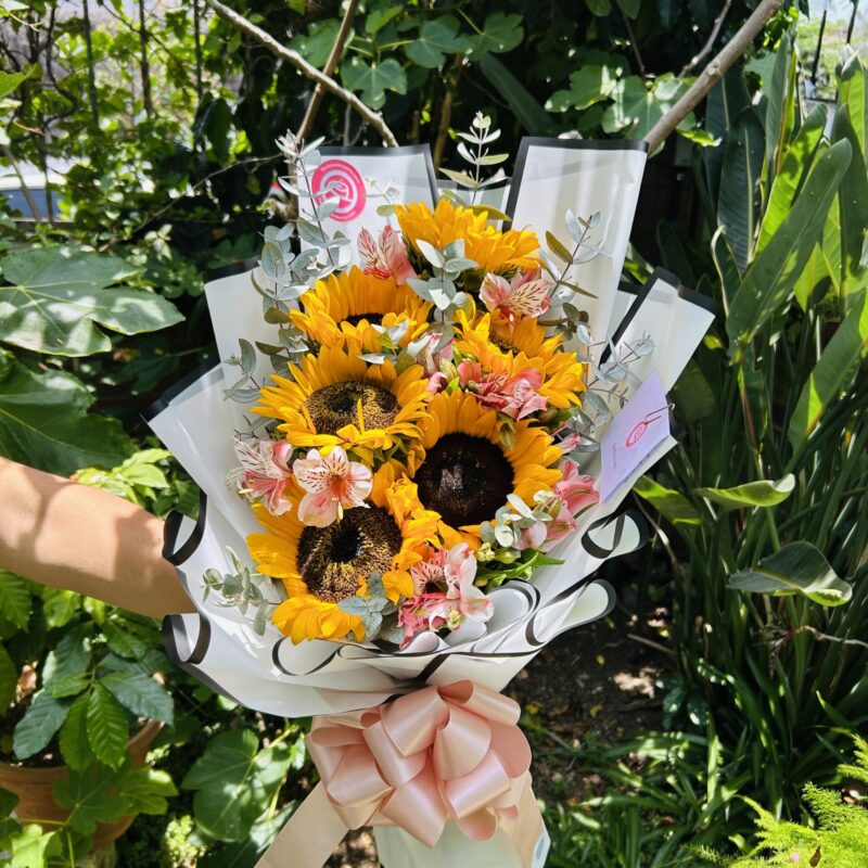 Ramo de 6 girasoles