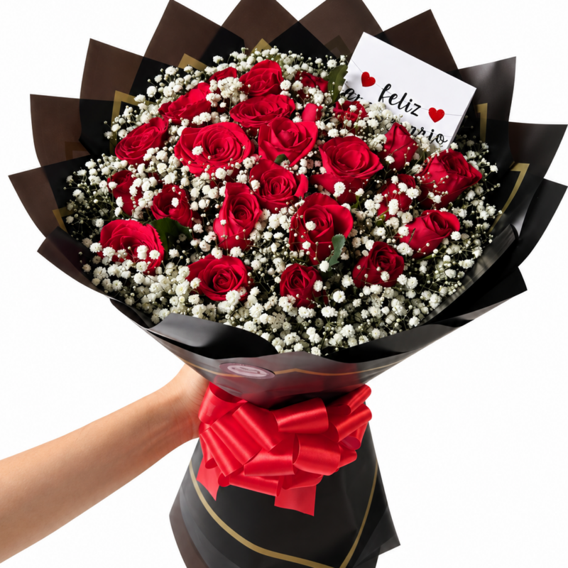 Ramo amor 24 rosas