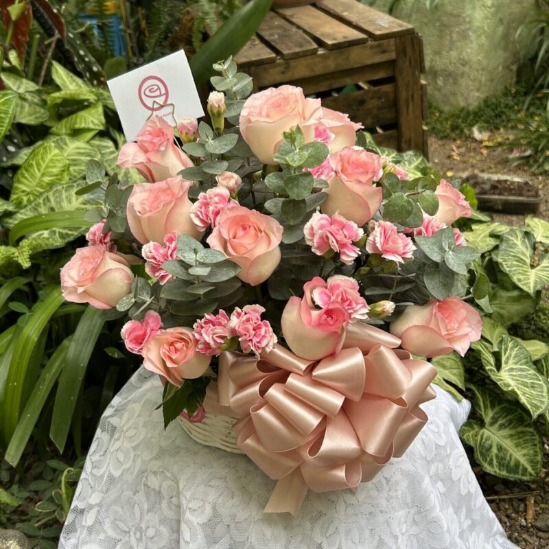 Canasta Encanto Rosa