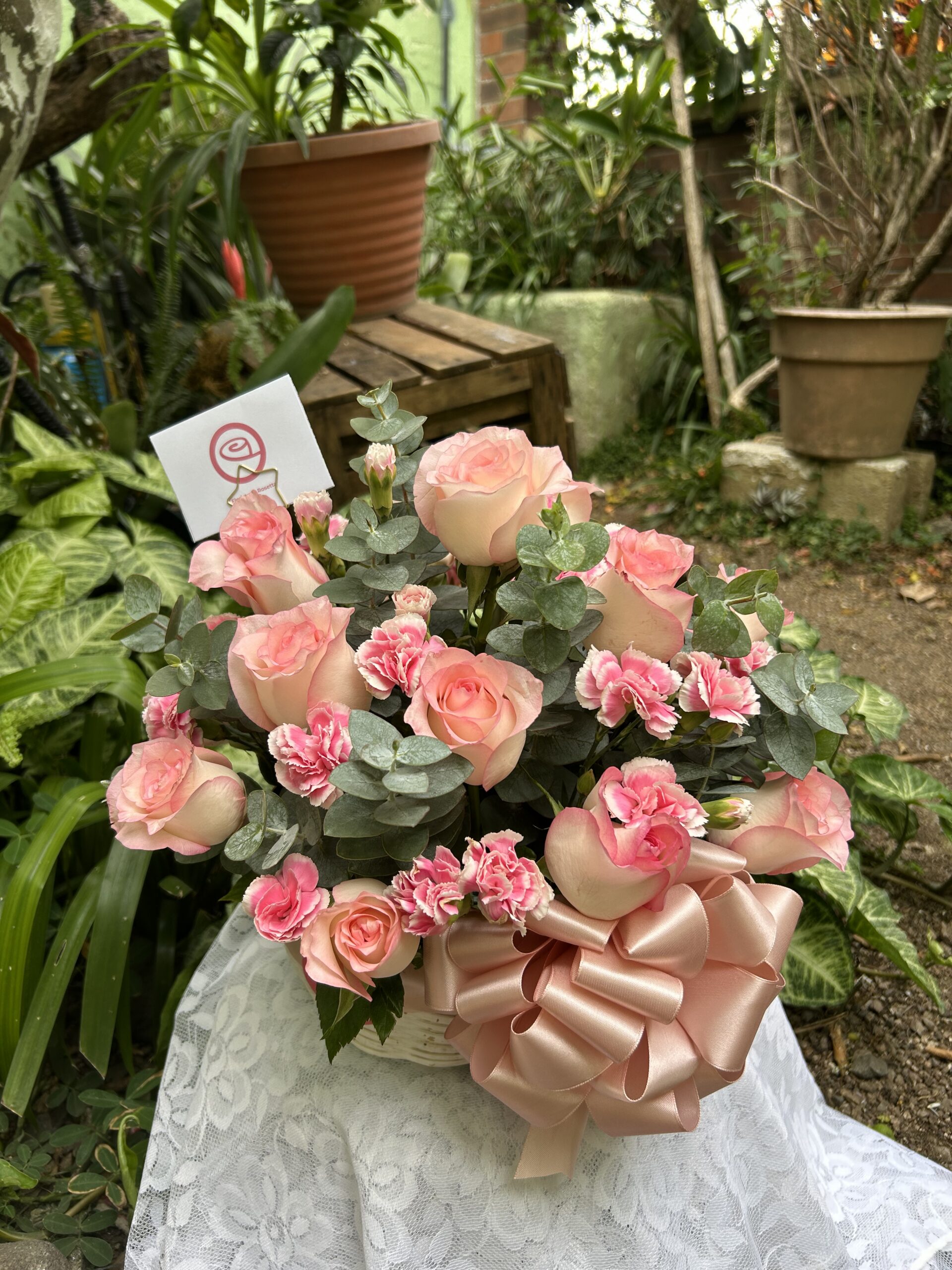 Canasta Encanto Rosa - Imagen 2