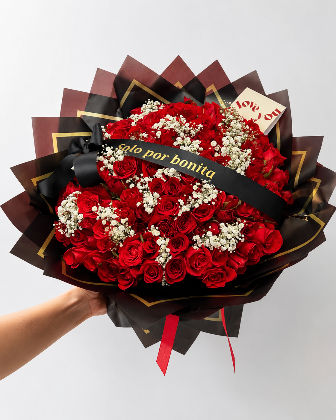 Ramo Imperio Rosetta de 150 rosas