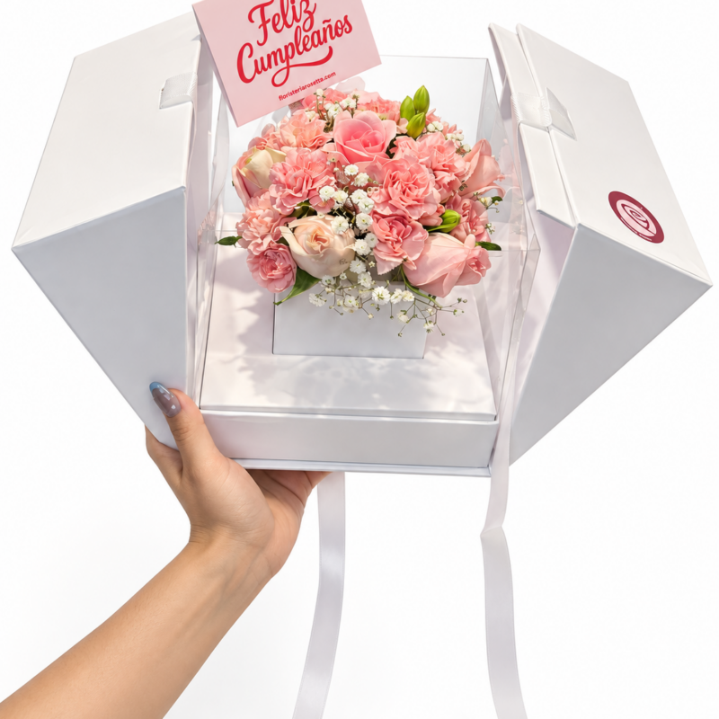 Caja encanto rosa