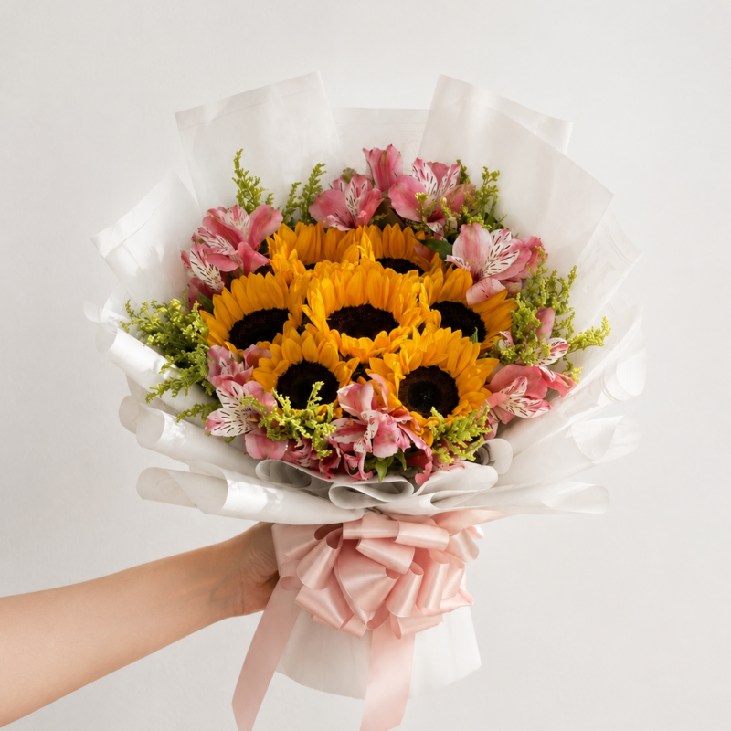 Ramo Sol radiante - Floristeria Rosetta