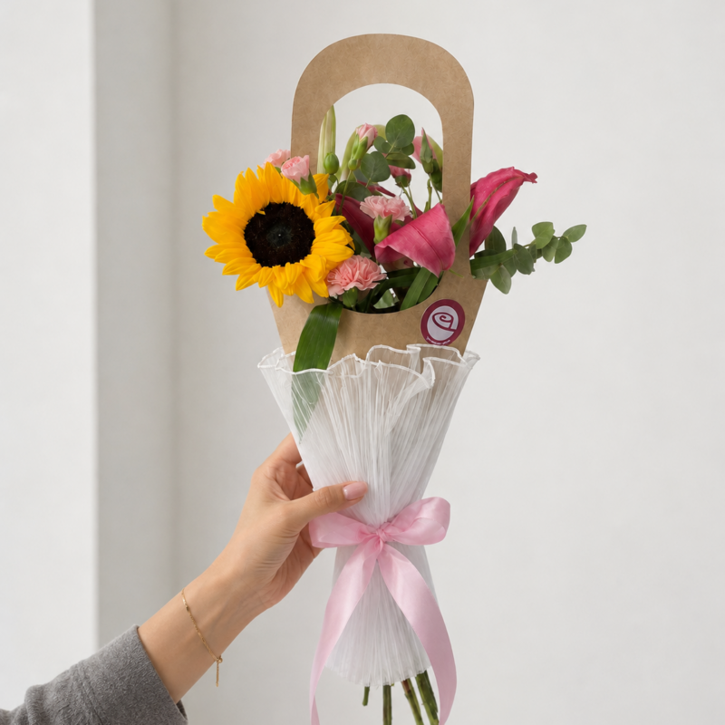 Floral bag - Kraft - Floristeria Rosetta