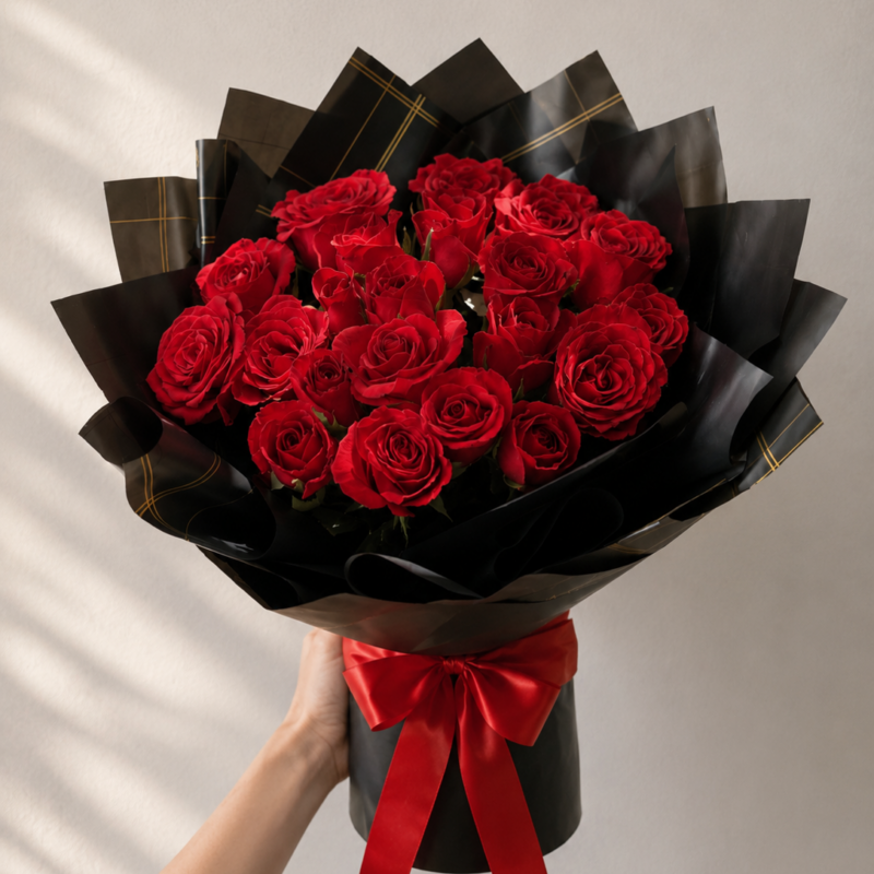 Ramo Elegance de 24 rosas