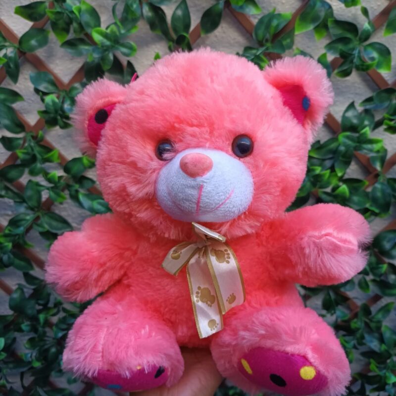 Peluche de osito rosado