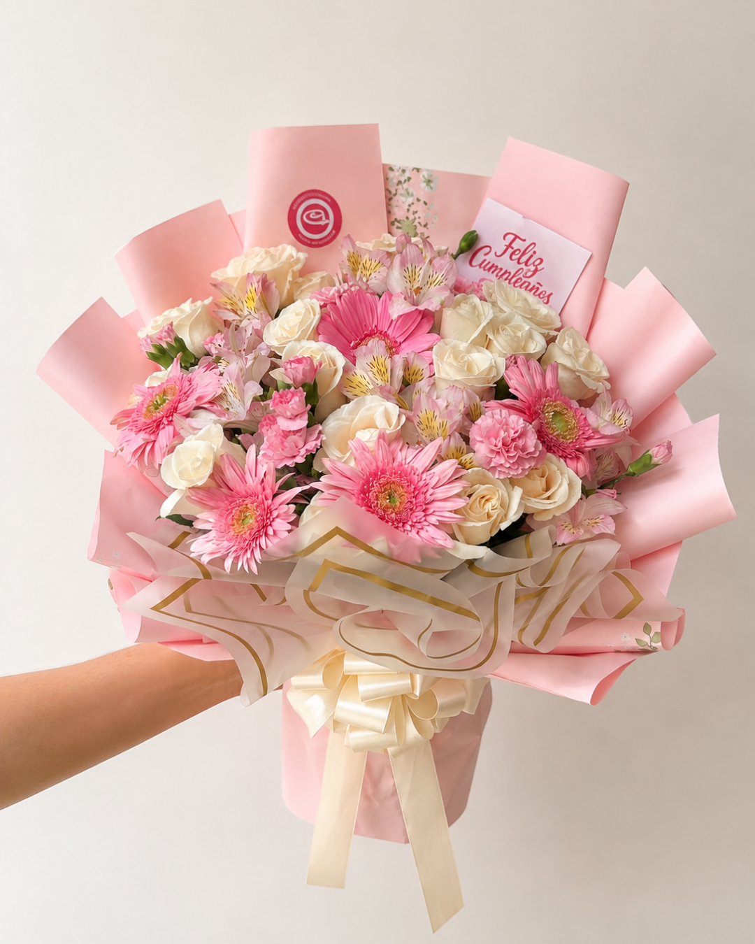 Ramo de gerberas y rosas
